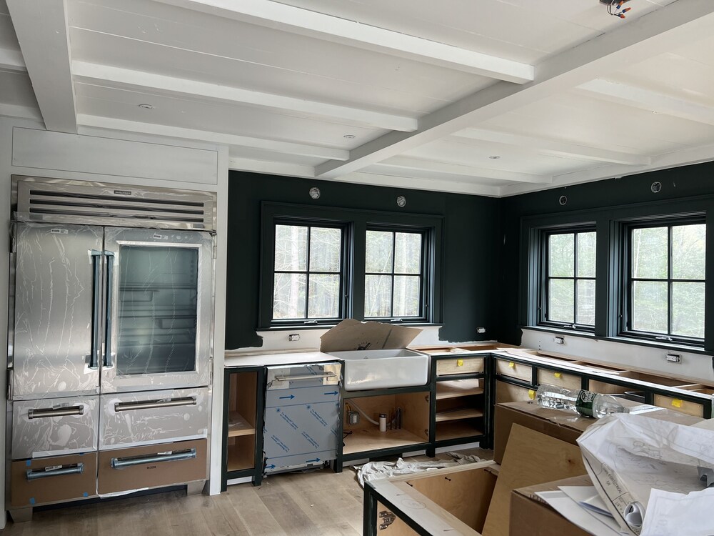 Private wooded family retreat with pool along picturesque river