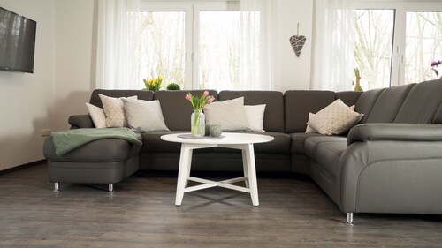 Nordseeküste: charmantes gr. Ferienhaus mit Kamin, Sauna, Garten, Strandkorb