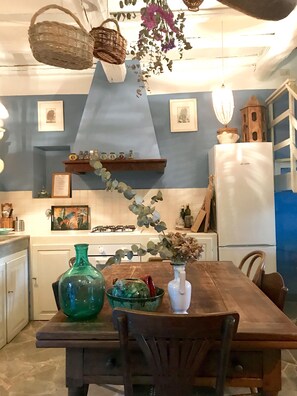 Dining - Delightful family Farmhouse with pool, in the woods, 20 km from Florence (Toscana)