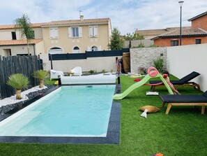 Outdoor pool - Modern House close to any facilities and to the beach (Latour-Bas-Elne)
