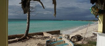 On a beautiful private beach!!