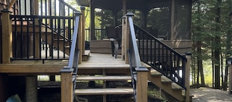 Stunning Fall Colours, Lake and Forest view, hiking.