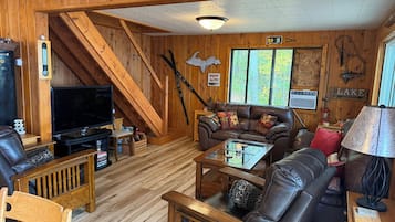 Smart TV, video games, DVD player, books