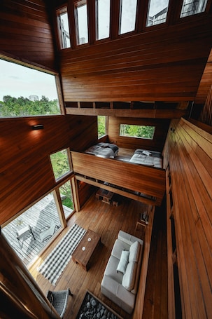 Vila luxo | Área de estar. Hotel Parque Tepuhueico