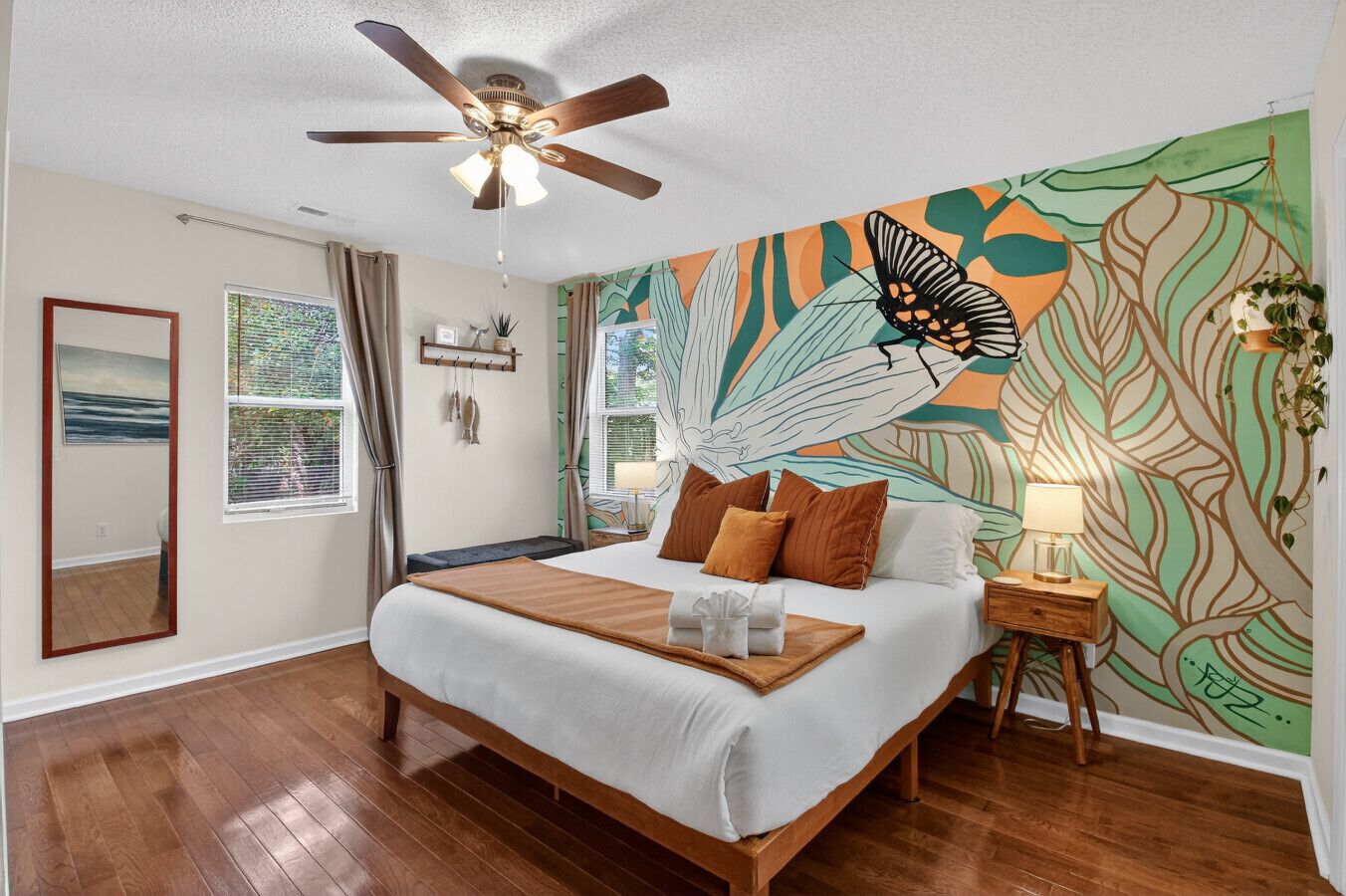 2 Schlafzimmer, Schreibtisch, Bügeleisen/Bügelbrett, kostenloses WLAN