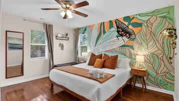 2 Schlafzimmer, Schreibtisch, Bügeleisen/Bügelbrett, kostenloses WLAN