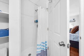 Sèche-cheveux, serviettes fournies