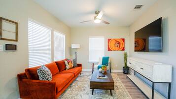 TV connectée, cheminée