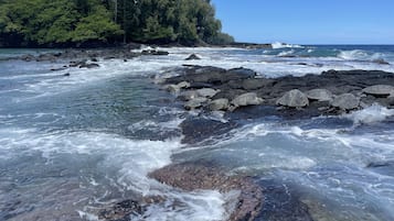 Sun loungers, beach towels