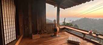 Escape Teak Wooden Cabin in Village, among deep high altitude mountain Chiangmai