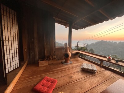 Escape Teak Wooden Cabin in Village, among deep high altitude mountain Chiangmai