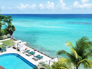 Outdoor pool, a heated pool - Ocean Front Vista Stunning views close to everything! (St Lawrence)