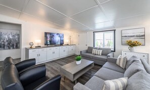 TV, video games, books, offices