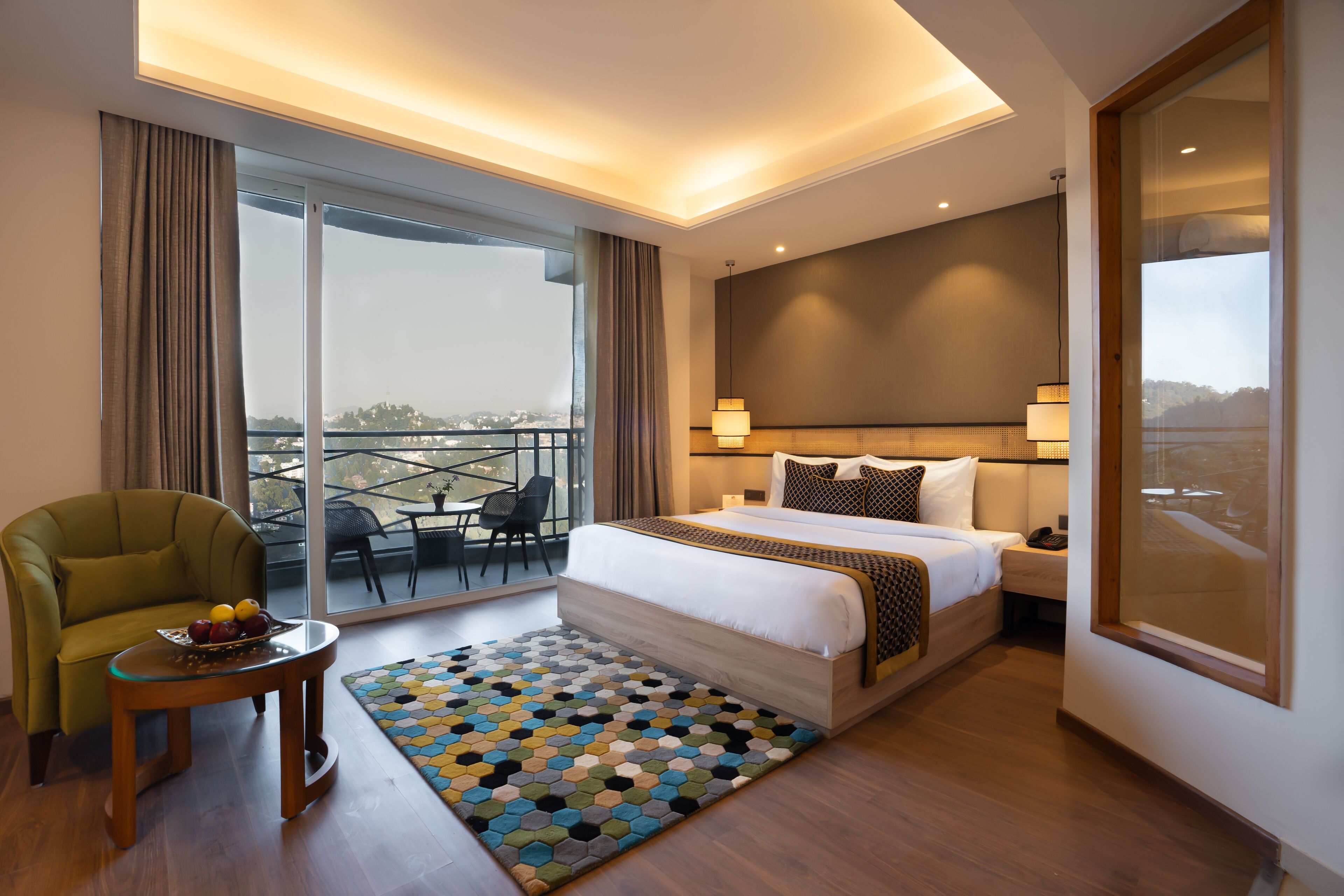 全景客房, 无烟房 | 客房内保险箱、遮光窗帘、免费 WiFi、床单