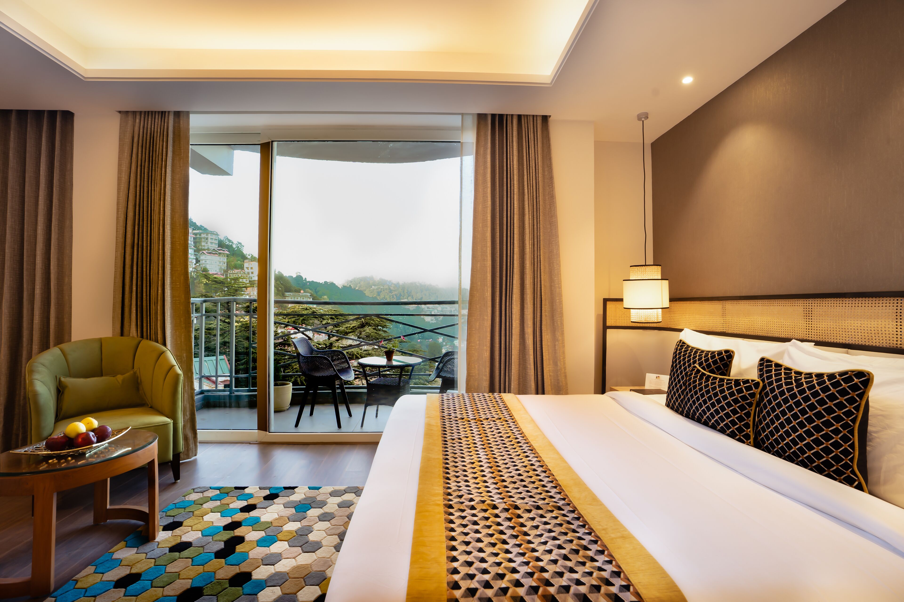 Habitación panorámica, no fumadores | Caja fuerte, cortinas opacas, wifi gratis y ropa de cama