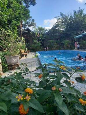 Outdoor pool - Beautiful Family Bungalow with swimming pool  5 mins to the beach. (Cat Ba)