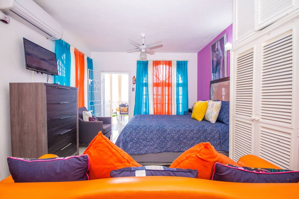Panoramic Studio, Smoking, Ocean View | Premium bedding, down comforters, pillowtop beds, in-room safe