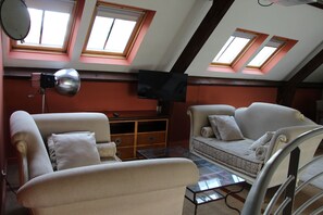 Ferienhaus, mit Bad, Gartenblick (Carnot) | Lounge