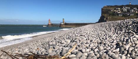 Aan het strand