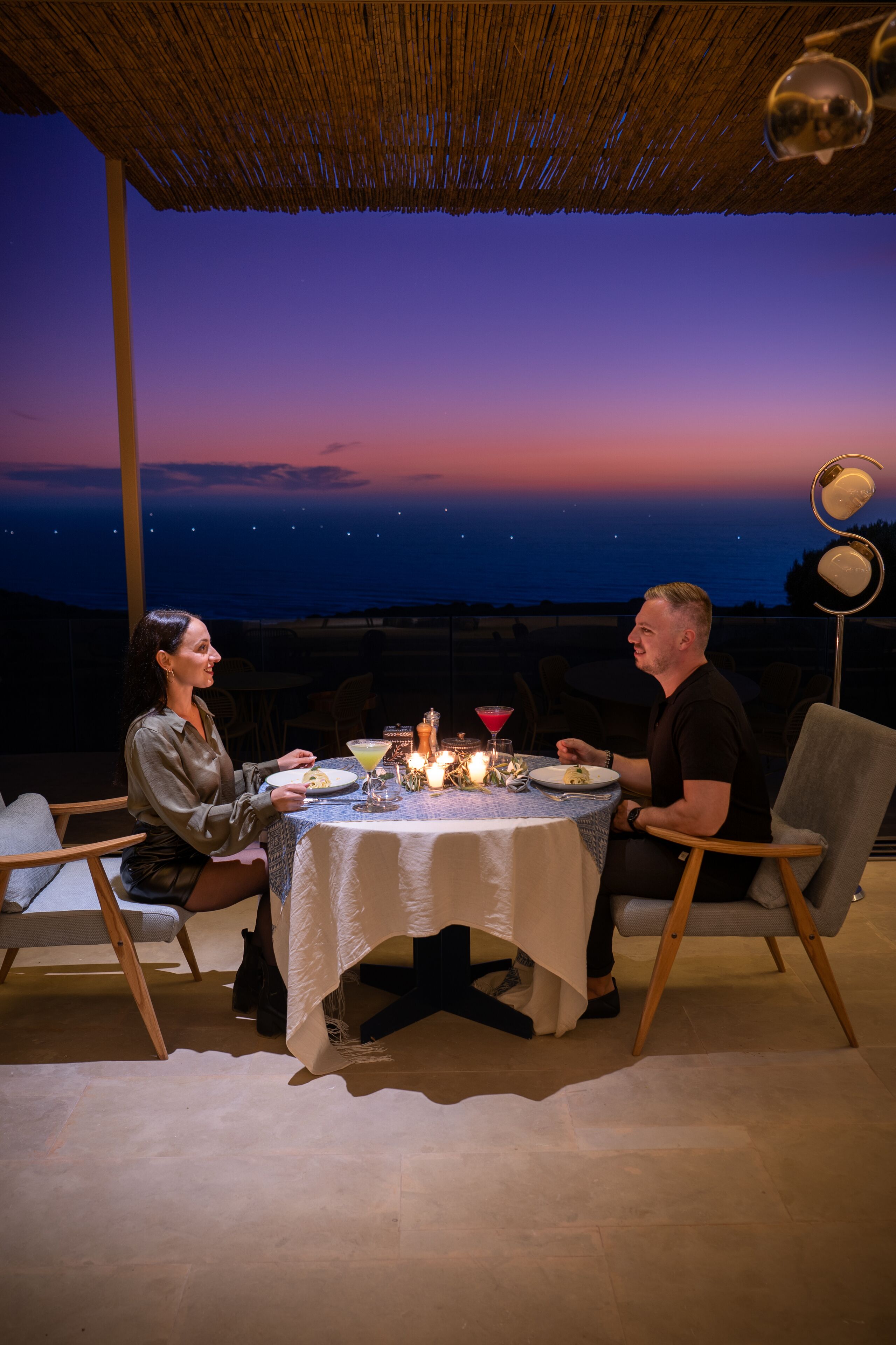 Couples dining