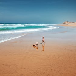 Private beach, white sand, beach bar