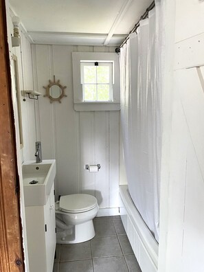 Soap, shampoo, toilet paper