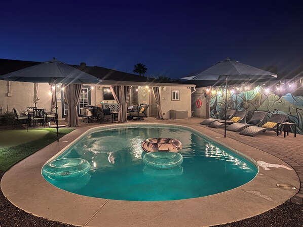 Alberca al aire libre 