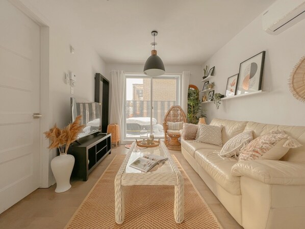 TV connectée, cheminée