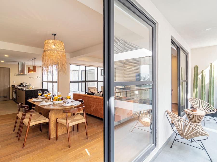 Apartamento luxo | Terraço/pátio