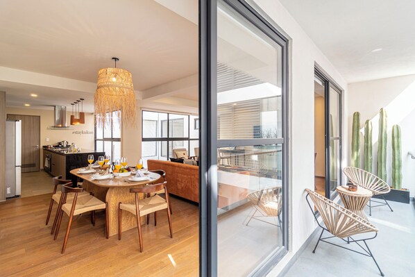 Apartamento Deluxe | Terraza o patio