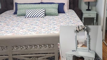2 bedrooms, desk, iron/ironing board, free WiFi