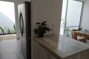 Grand réfrigérateur, cuiseur de riz, blender, plancha