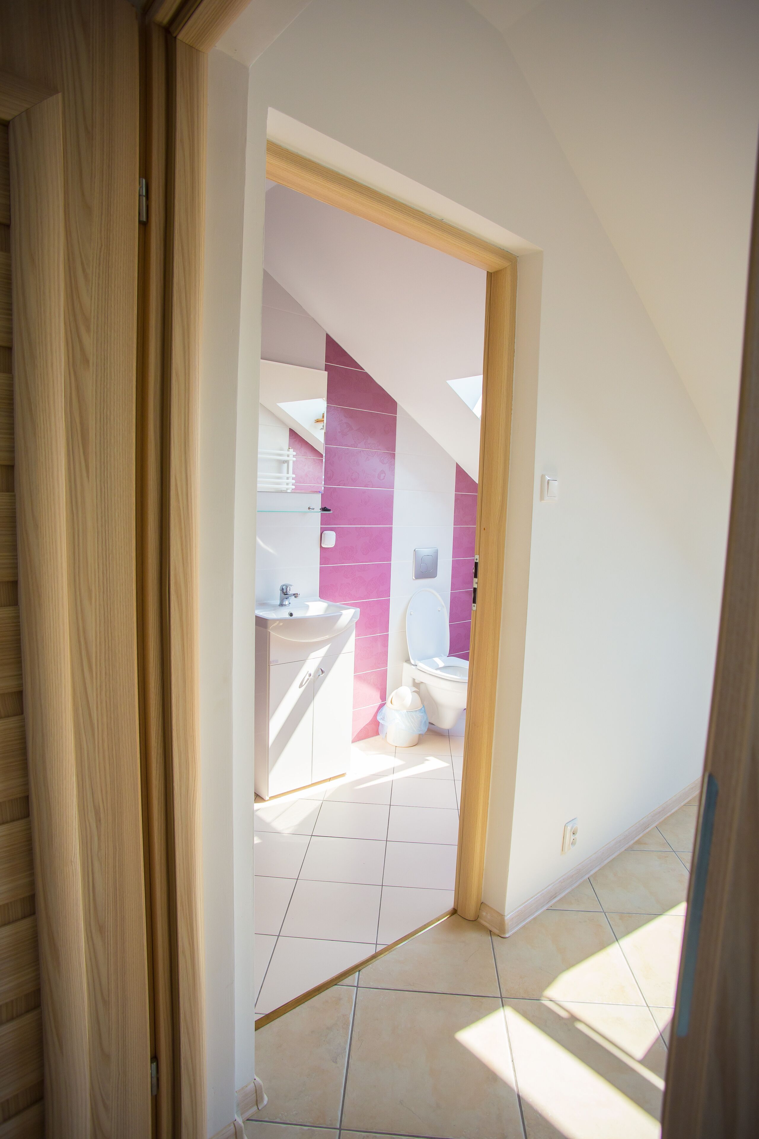 Douche, savon, papier toilette