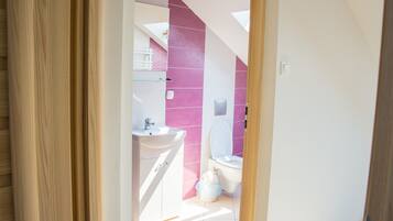 Douche, savon, papier toilette