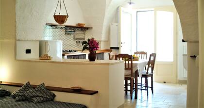 Old stables in historic farmhouse in panoramic position between sea and hills