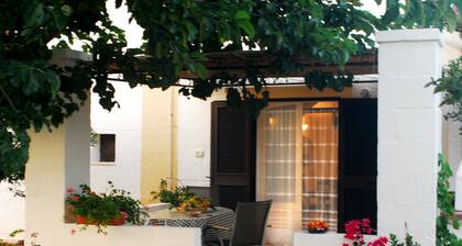 Old stables in historic farmhouse in panoramic position between sea and hills