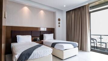 Chambre Double ou avec lits jumeaux | Minibar, bureau, espace de travail pour ordinateur portable