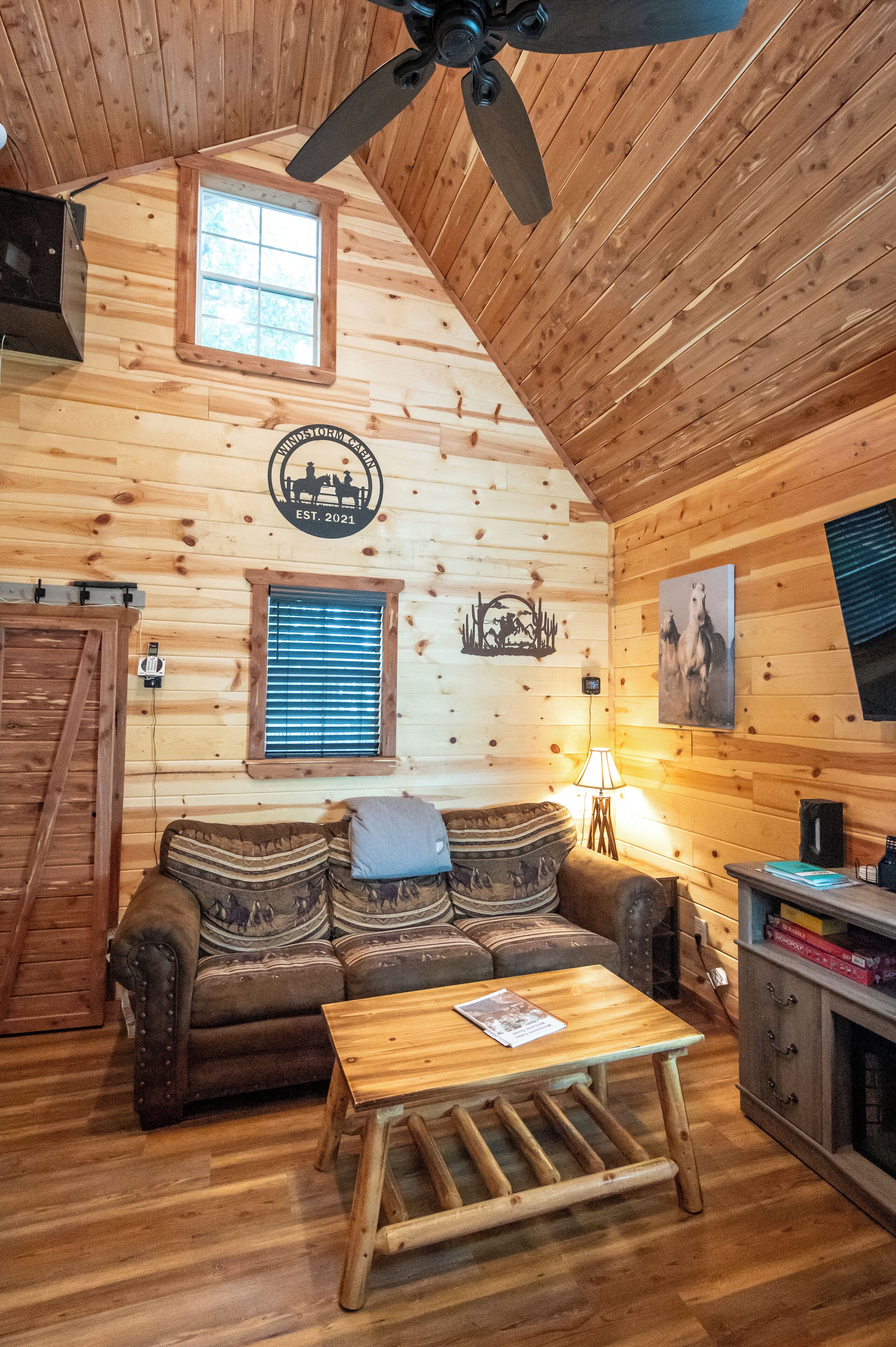 55-inch Smart TV with digital channels, TV, DVD player