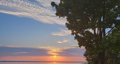 Sunset Beach Cottage on Lake Michigan with 240 feet of private sandy beach!