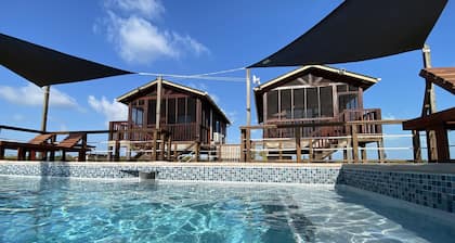 Off-grid Casita on the most popular beach area of Ambergris Caye!
