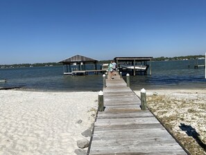 Sun-loungers, beach towels