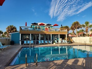 Una piscina riscaldata