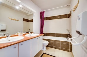 Shower, hair dryer