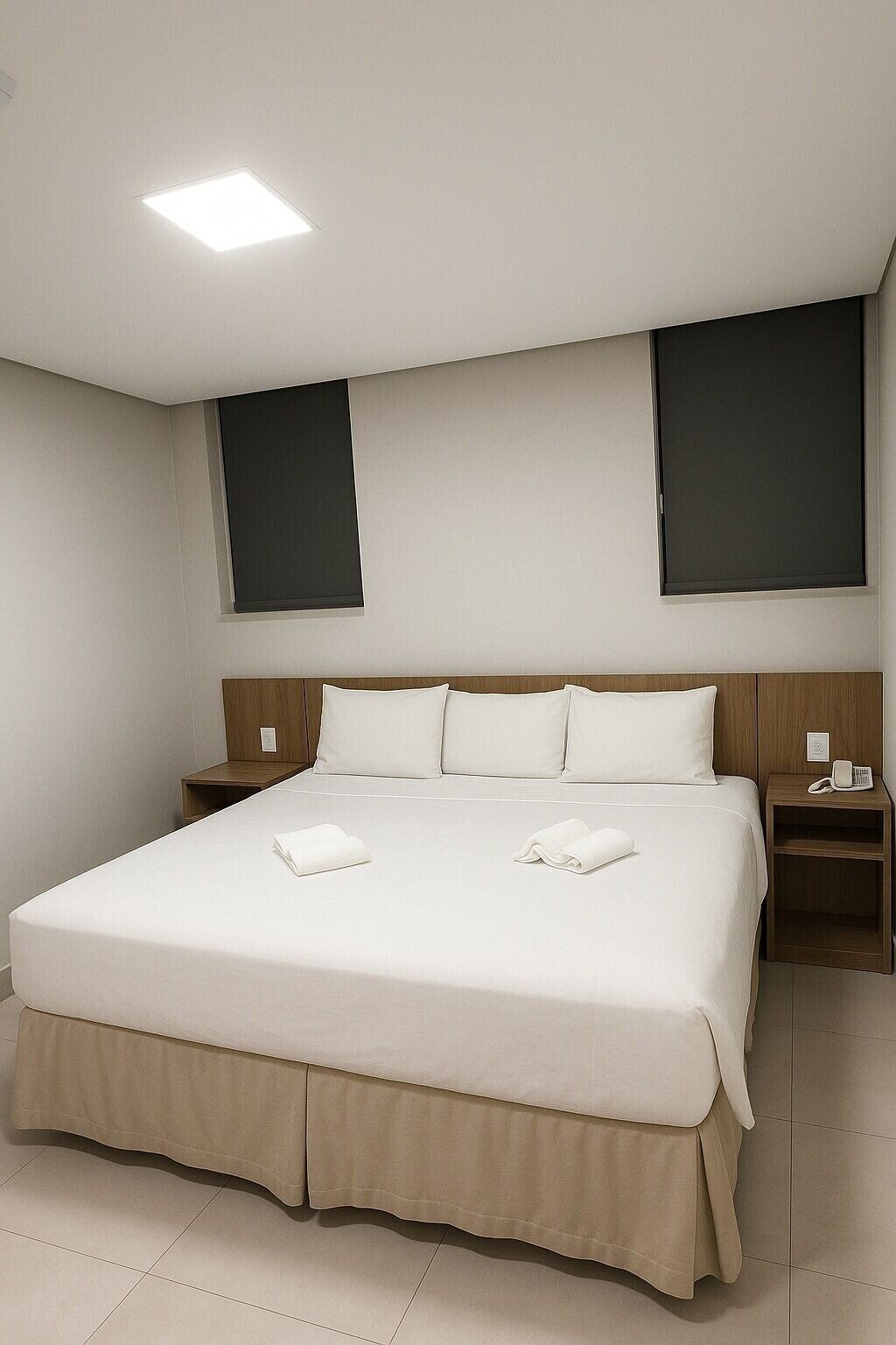 Roupas de cama antialérgicas, Wi-Fi de cortesia, roupa de cama