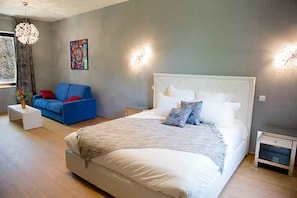 ห้องแฟมิลี่ดับเบิล, วิวสวน | เครื่องนอนระดับพรีเมียม, เตียง Select Comfort