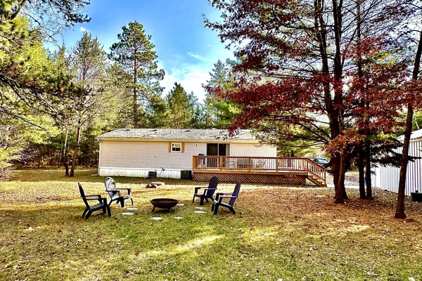 Backyard and Firepit