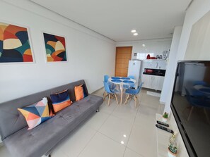 Apartment | Living area - Atlântico Norte (João Pessoa)