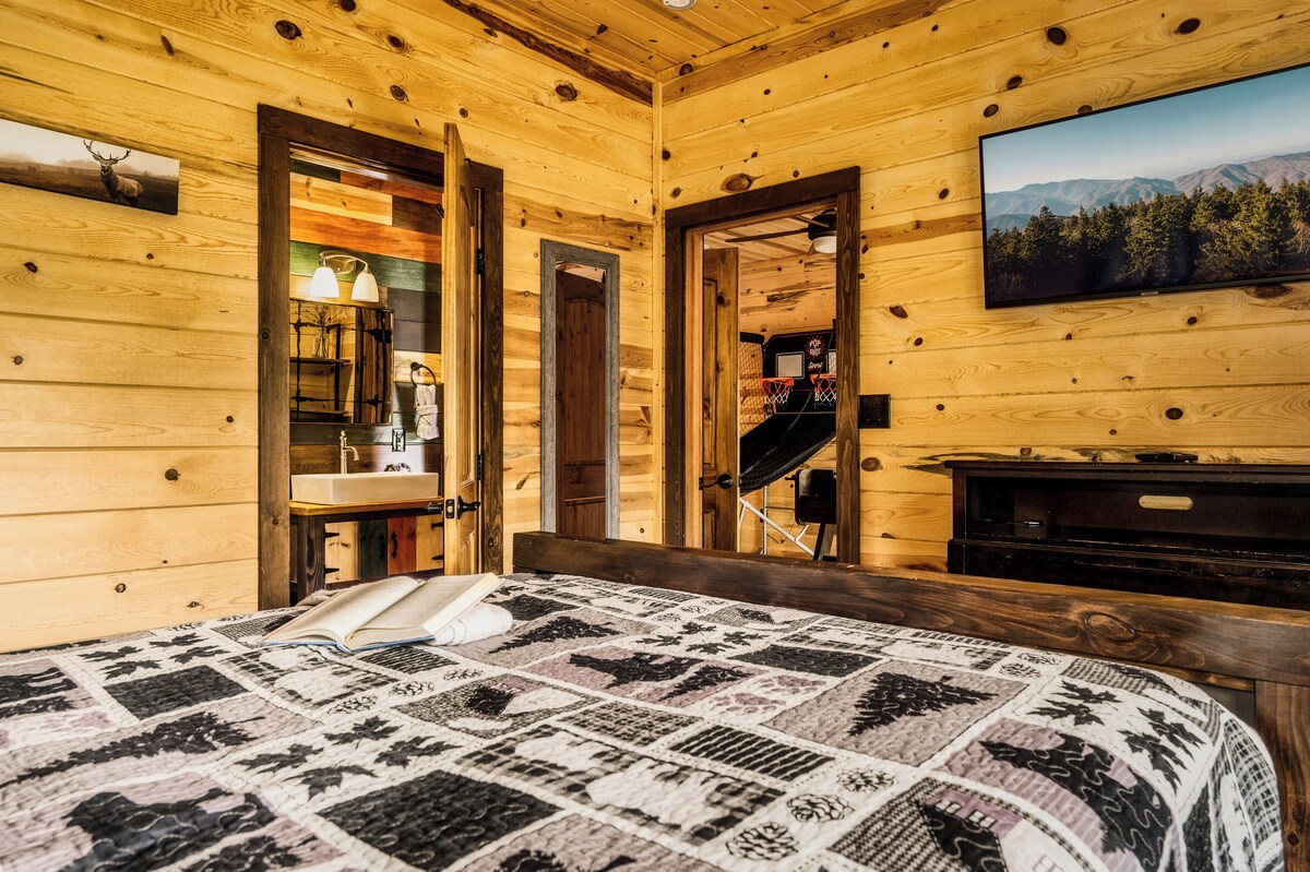Photo 101 of Mountain View l 3mi to Gatlinburg l Hot Tub l Game Room l Pack N Play