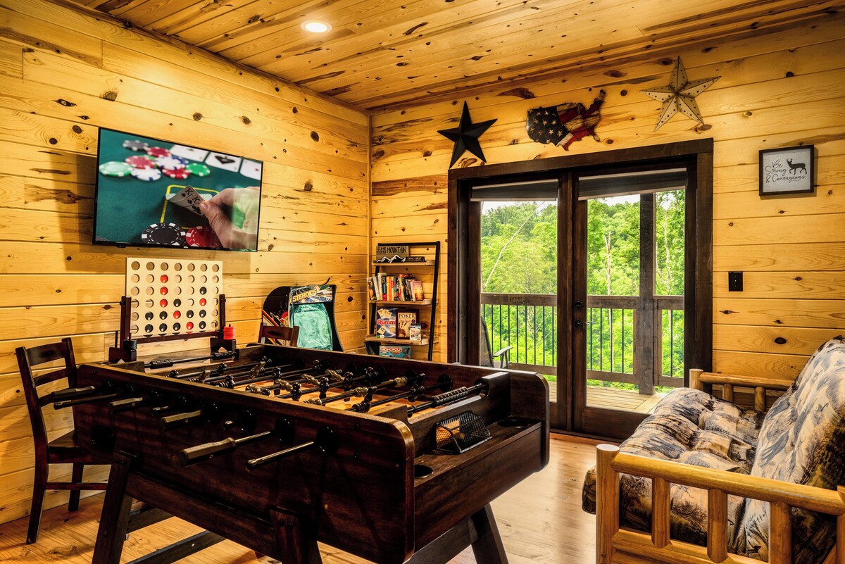 Photo 116 of Mountain View l 3mi to Gatlinburg l Hot Tub l Game Room l Pack N Play