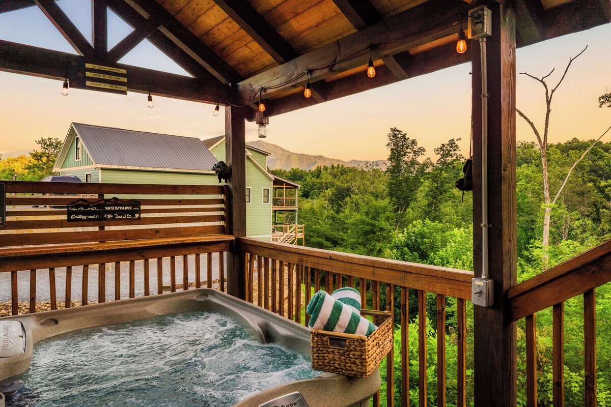 Photo 120 of Mountain View l 3mi to Gatlinburg l Hot Tub l Game Room l Pack N Play